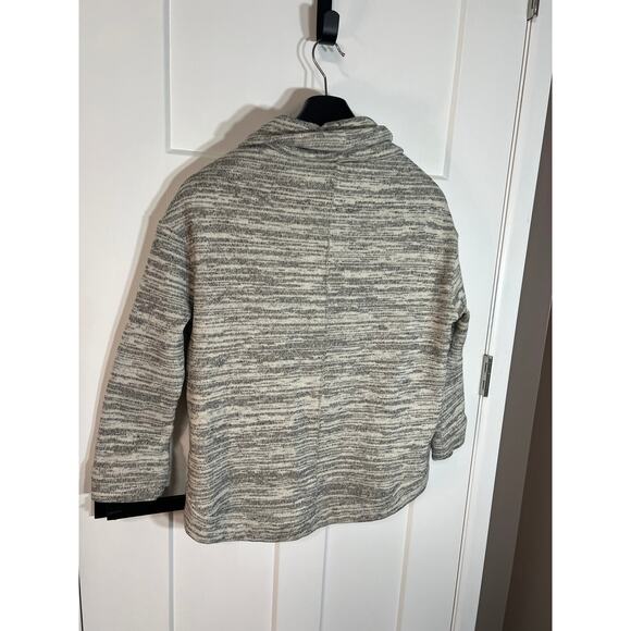 Anthropologie Saturday Sunday Cowl Gray Oversized Marl Pullover Sweater Size S - Picture 6 of 10